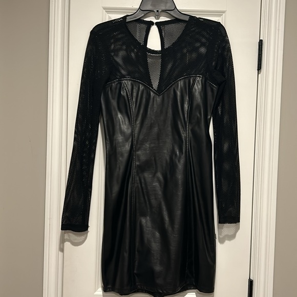 TRIPP NYC Pleather/Fishnet Dress - Picture 13 of 17